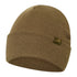 Brown Harehill Beanie with logo patch perfect for outdoor enthusiasts to stay warm