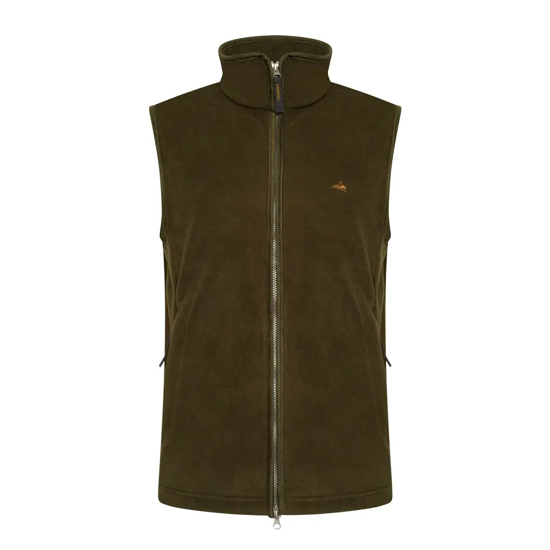 Dark green Harehill Birtles fleece vest perfect for rural Cheshire adventures