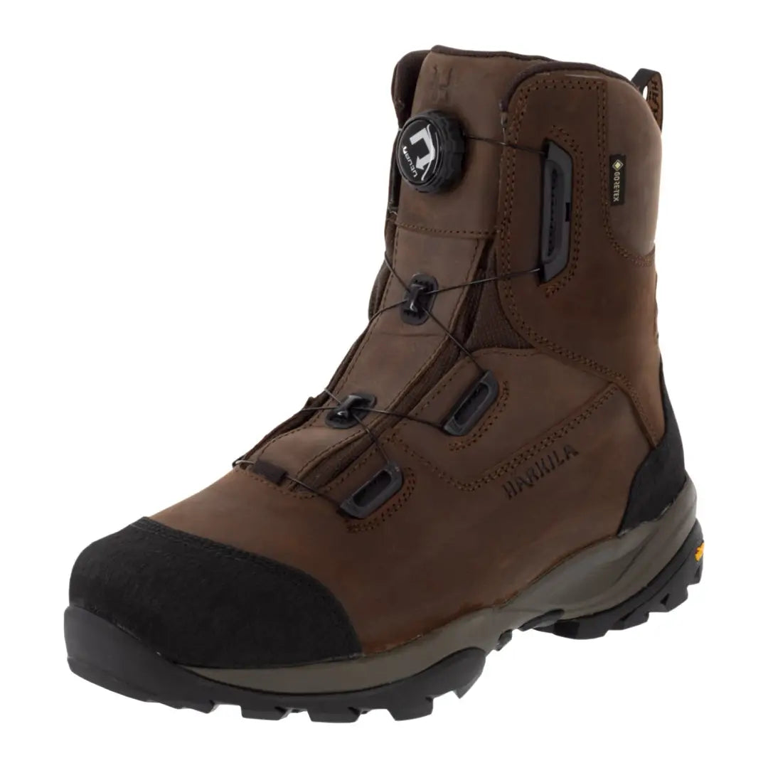 Rugged Harkila Reidmar Mid 2.0 GTX Boots with leather and black toe cap for hiking