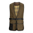 Olive green Harkila Retrieve Dummy Waistcoat with plaid lining and pockets for hunting