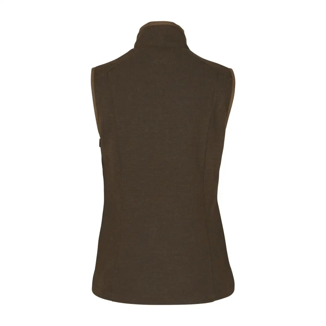 Brown sleeveless turtleneck top on mannequin for the Sandhem Pro Waistcoat