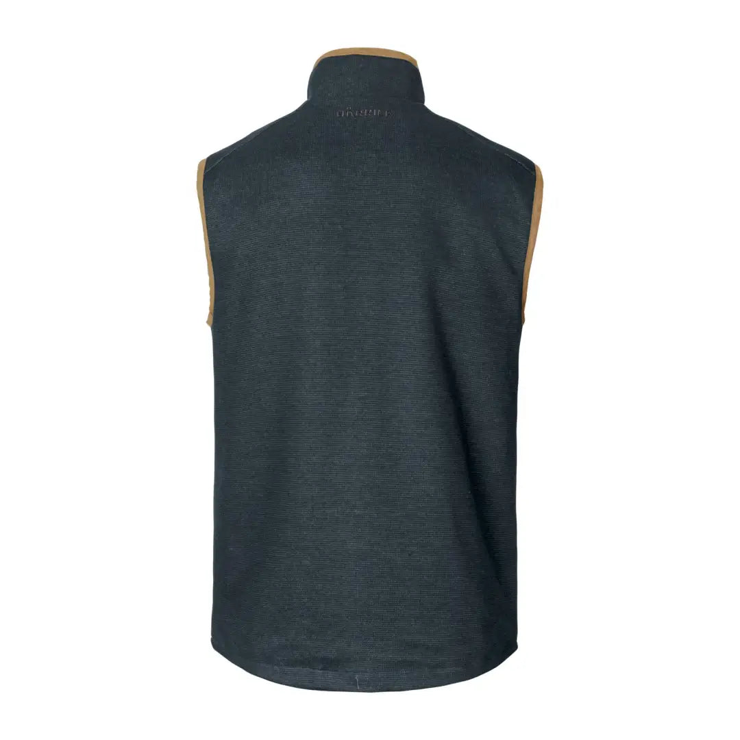 Dark gray sleeveless Harkila Sandhem Pro Waistcoat with a stylish high collar