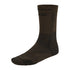 Dark brown ribbed Harkila Trail Socks with reinforced heel and toe for outdoor adventures