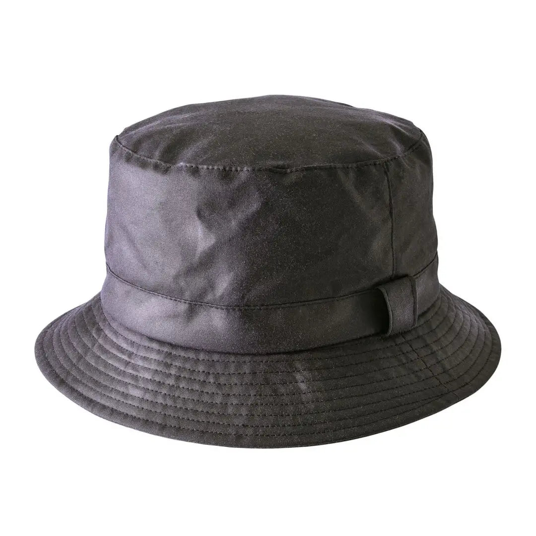 Dark gray Heather Johnston Wax Bush Hat, perfect for country clothing and outdoor adventures