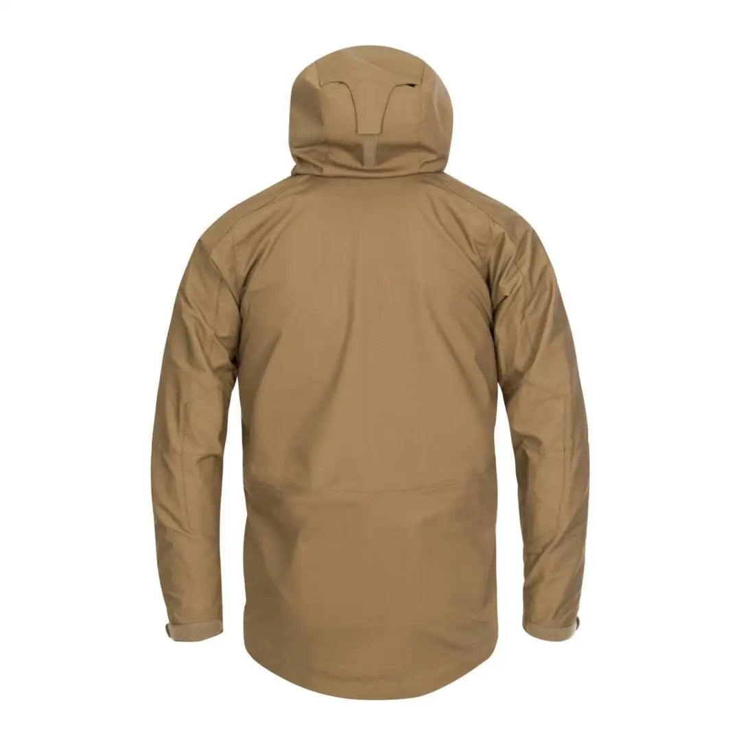 Tan Helikon-Tex Pilgrim Anorak Jacket for demanding outdoor activities in changing weather