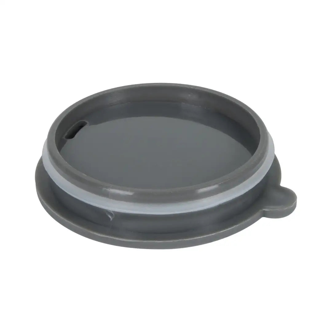 Gray plastic lid with raised rim and handle for Helikon-Tex Stainless Steel Thermo Cup outdoors