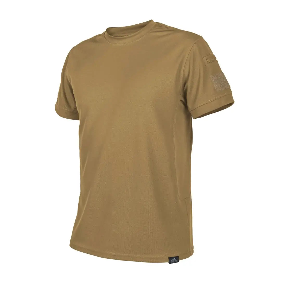 Plain khaki Tactical TopCool T-Shirt for country clothing, hunting, and outdoors fun