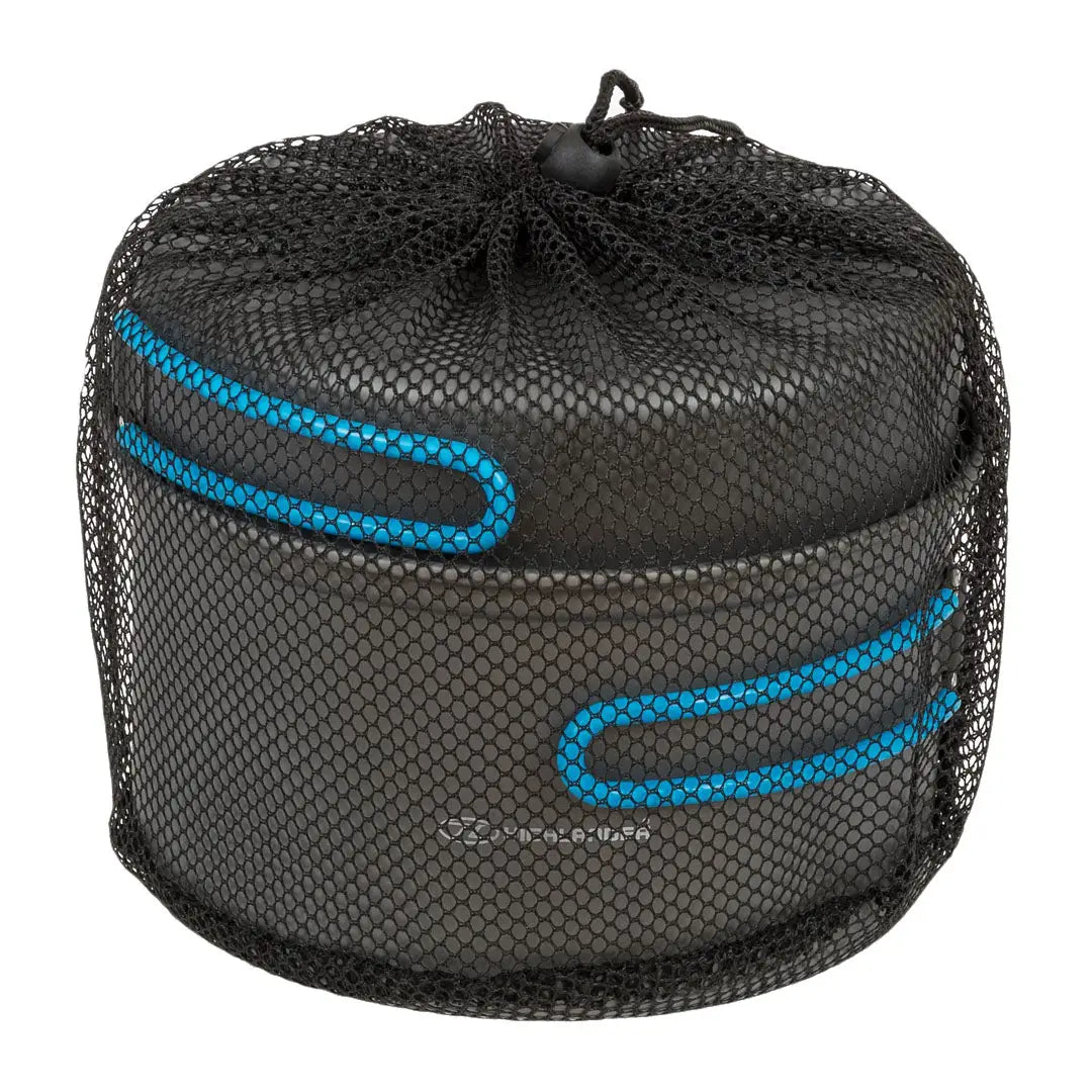 Mesh storage bag with blue accents for Highlander Apex Weekender Camping Cookset