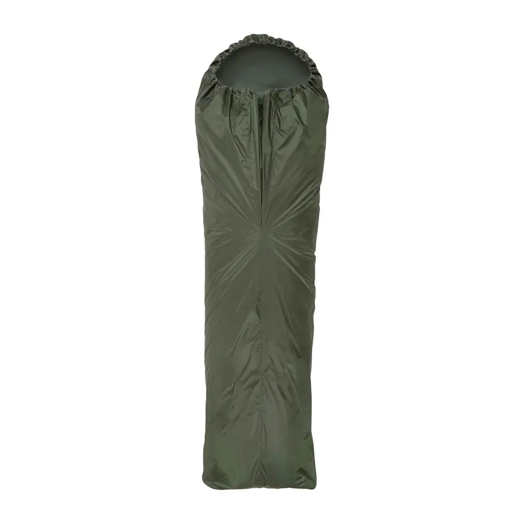 Olive green mummy-style Highlander Kestrel Bivvy Bag, great entry level for camping fun