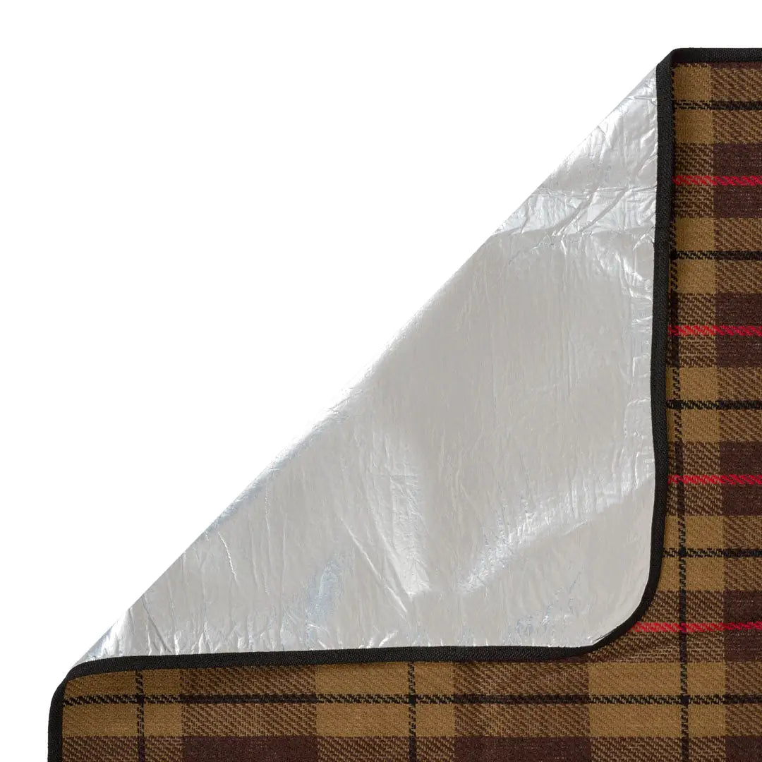 Plaid Highlander Picnic Blanket with waterproof backing perfect for outdoor country fun