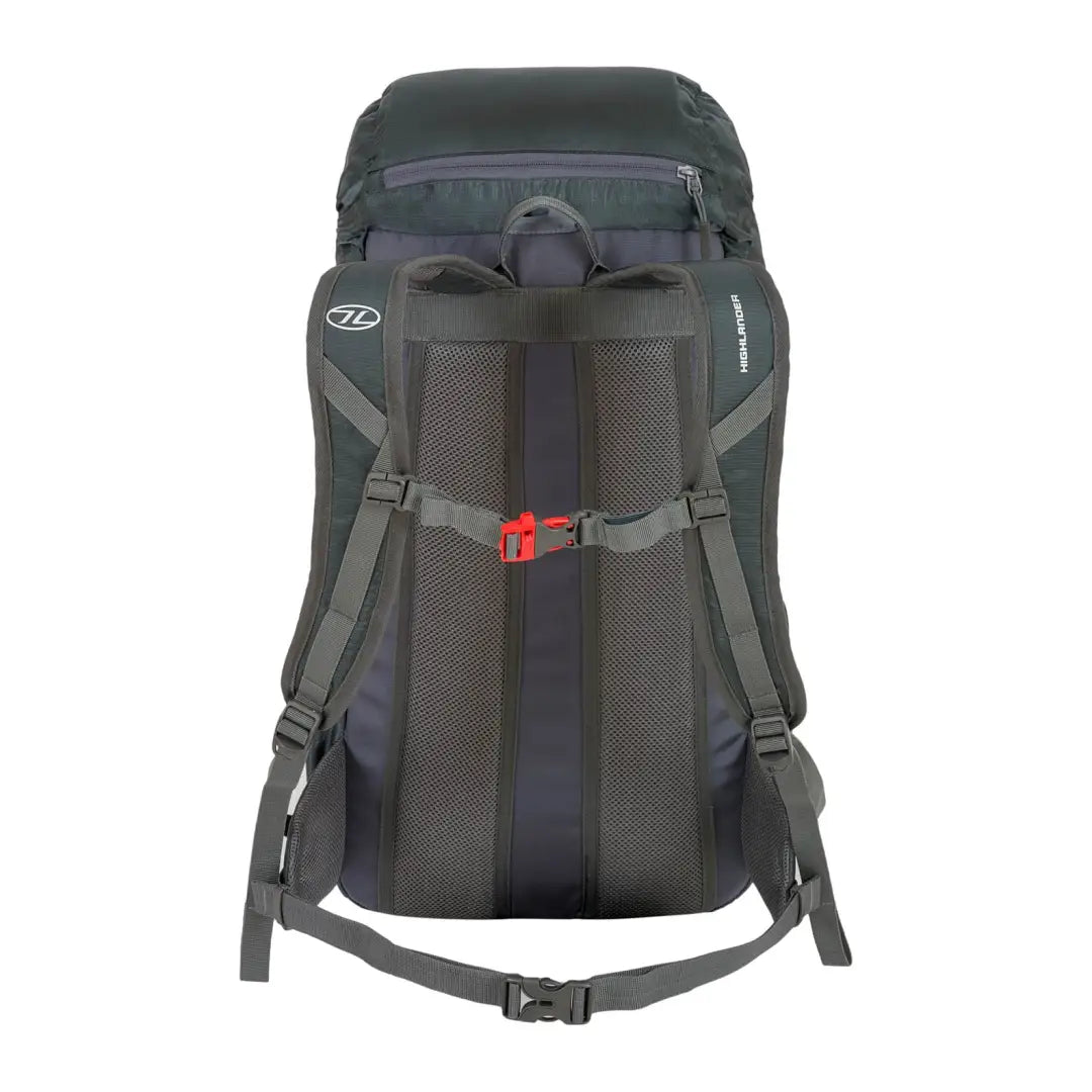 Highlander Trail Backpack 40L with padded straps, perfect spacious backpack ready for hikes