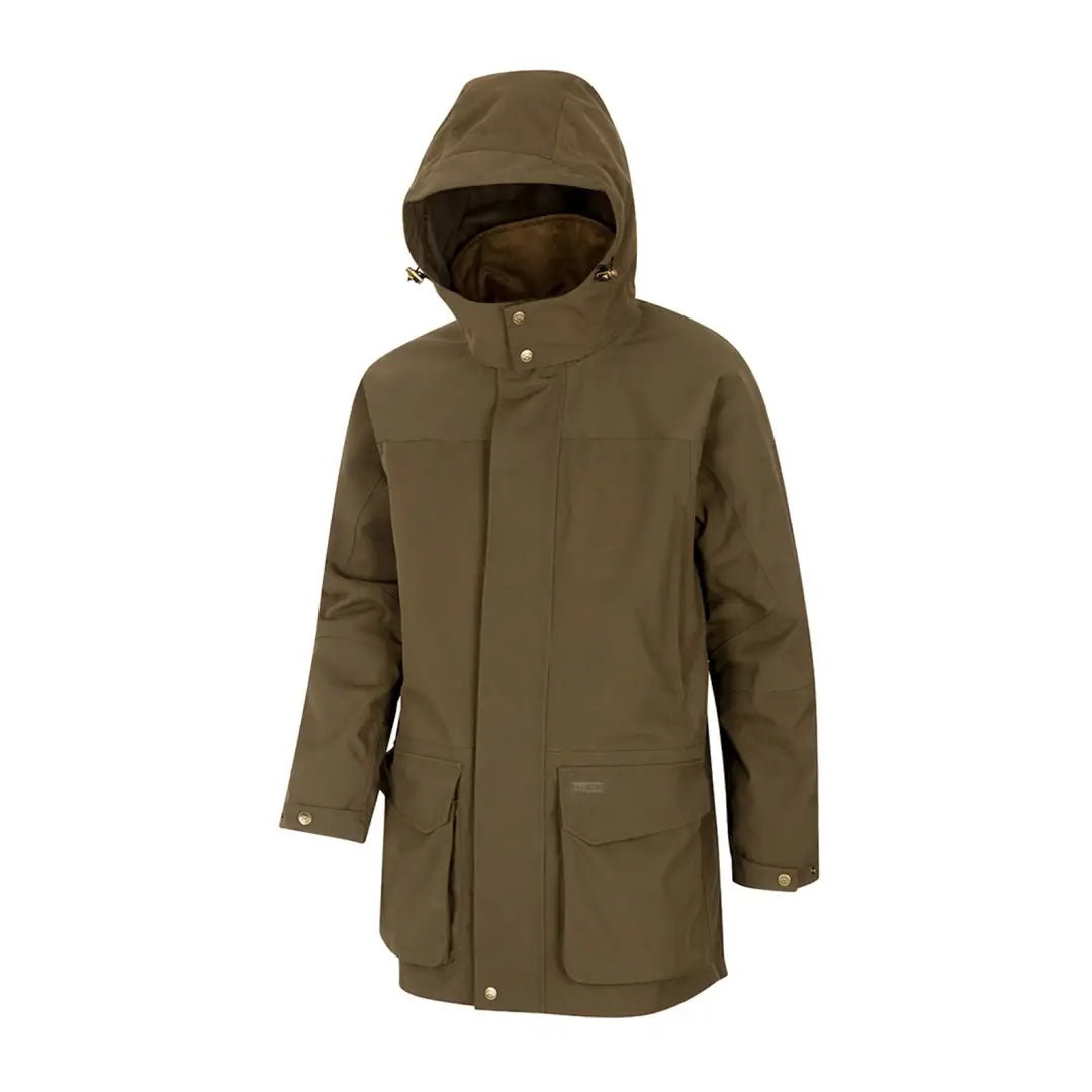 Olive green Hoggs of Fife Ballater Waterproof Field Jacket, ideal Scottish Highland style