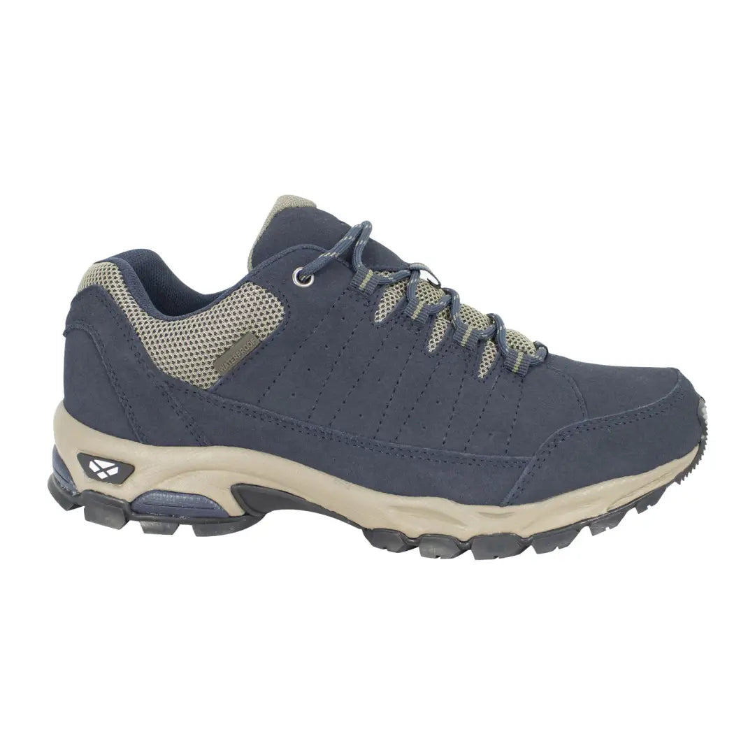 Navy blue and beige Hoggs of Fife Cairn Pro Hiking Shoes for day long adventures