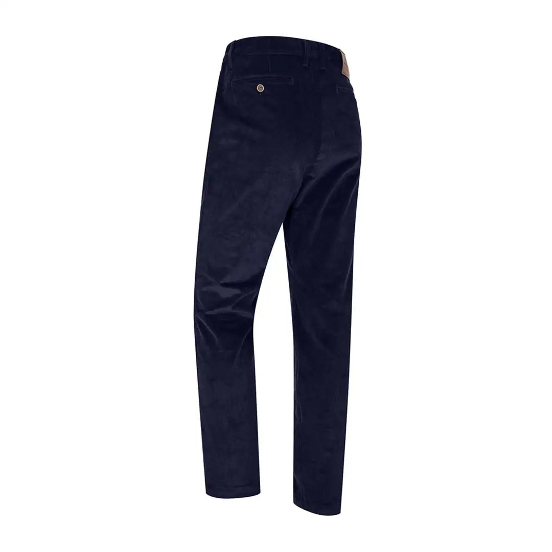 Navy blue Hoggs of Fife Cairnie Trousers with back pocket, perfect for country clothing