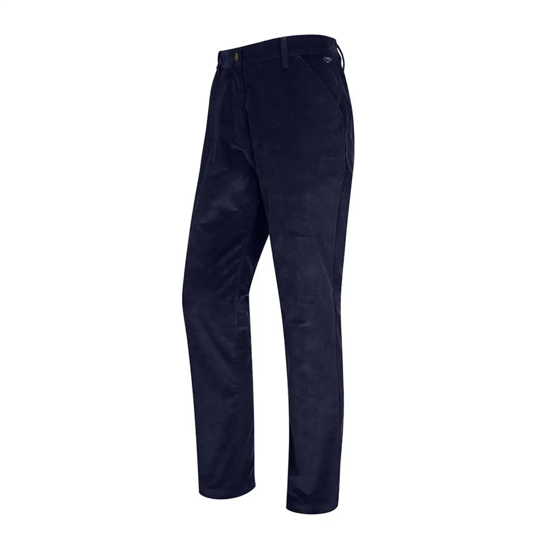 Navy blue straight leg Hoggs of Fife trousers for country clothing and outdoors comfort