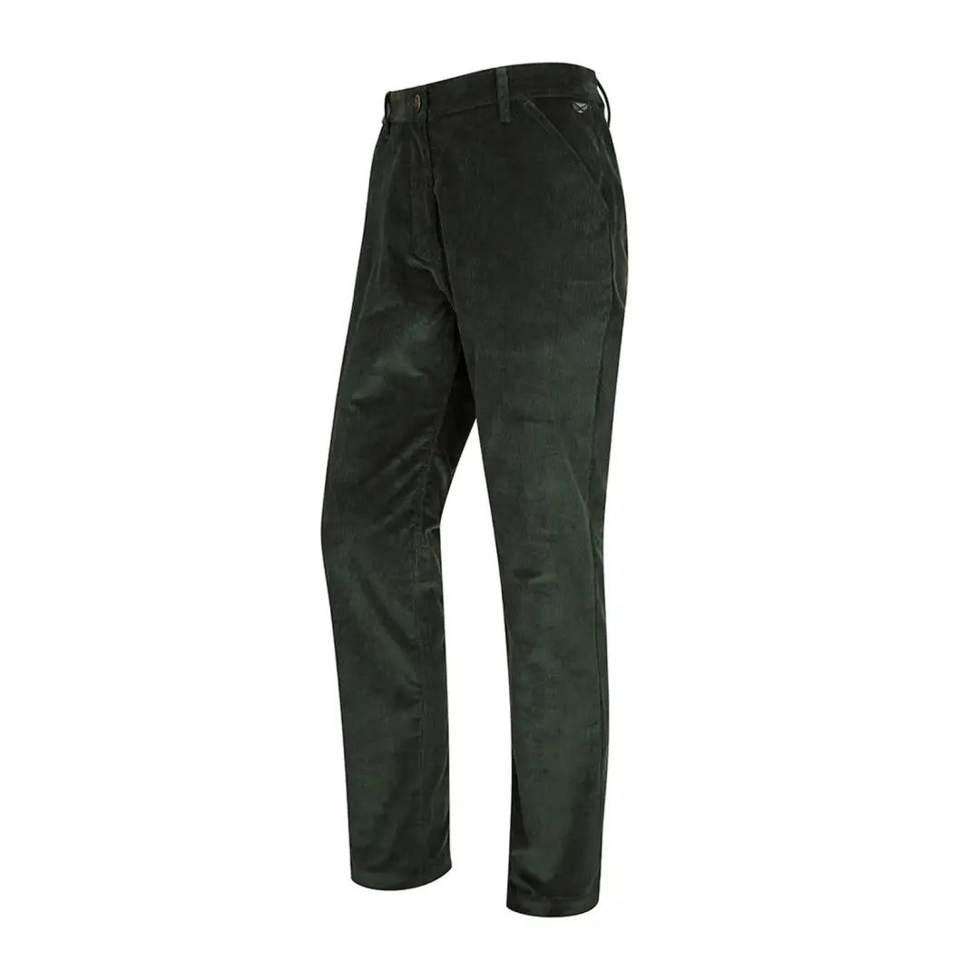 Dark green straight leg Hoggs of Fife Cairnie trousers, perfect for country clothing and outdoors