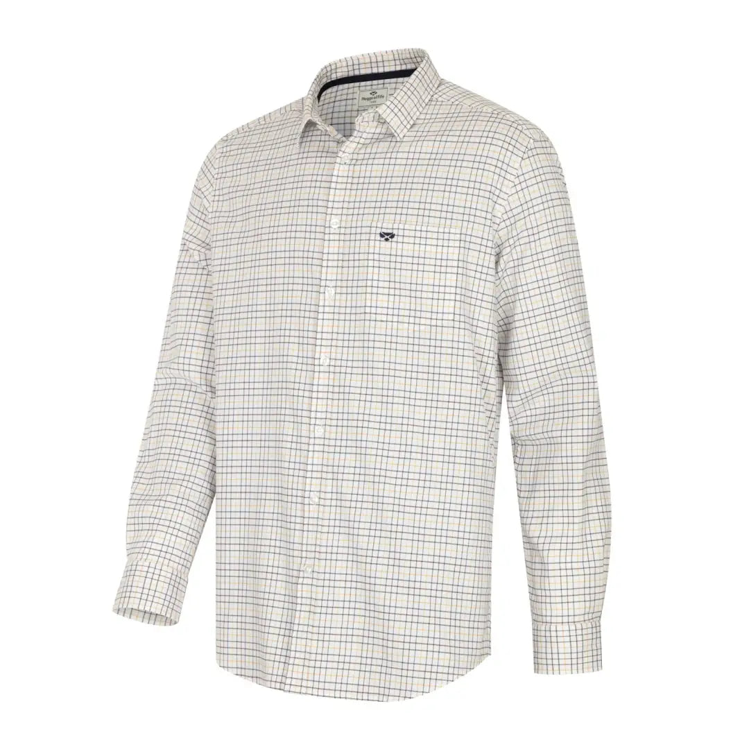 White and gray check shirt from Hoggs Of Fife Callum, perfect for country style vibes