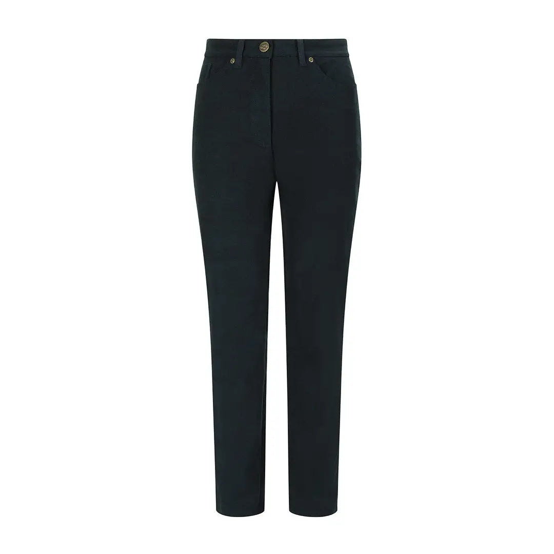 Black high-waisted straight-leg trousers from Fife Catrine Ladies Technical Stretch collection