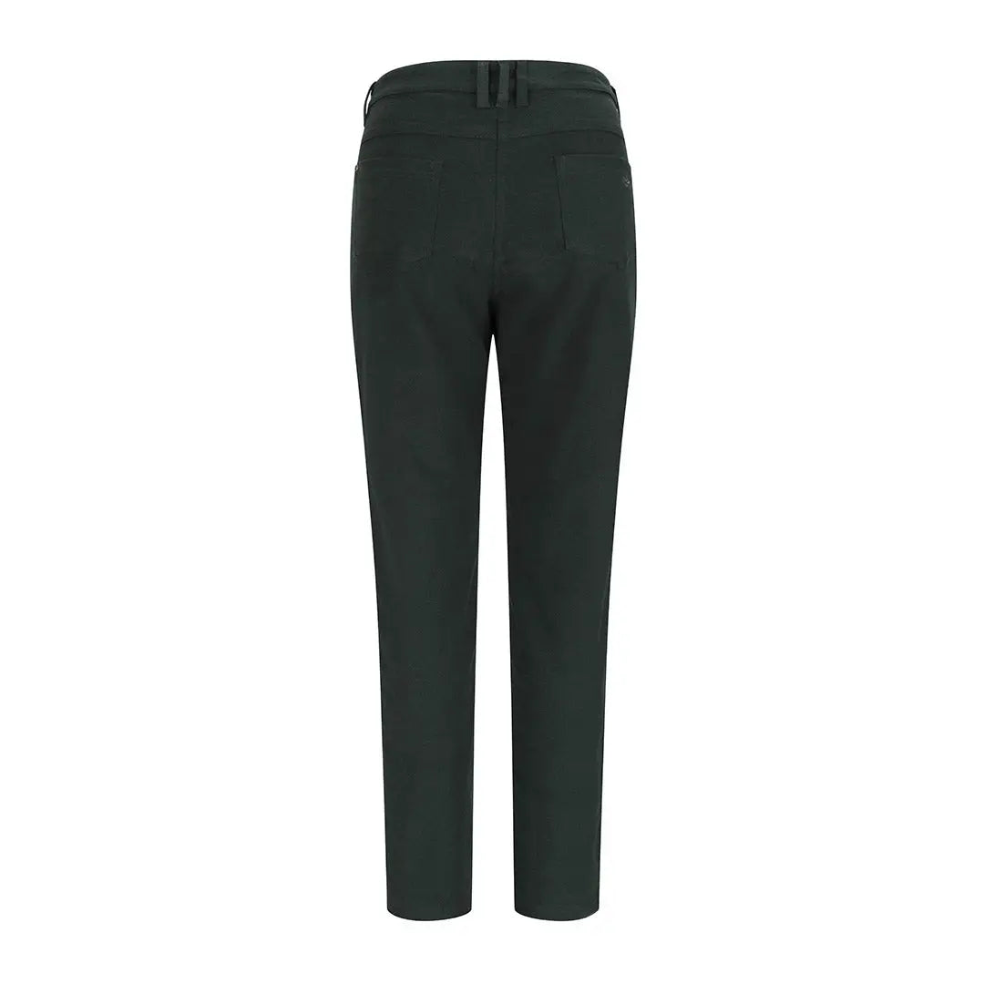 Dark green tailored trousers for women from Hoggs of Fife Catrine Ladies Technical Stretch