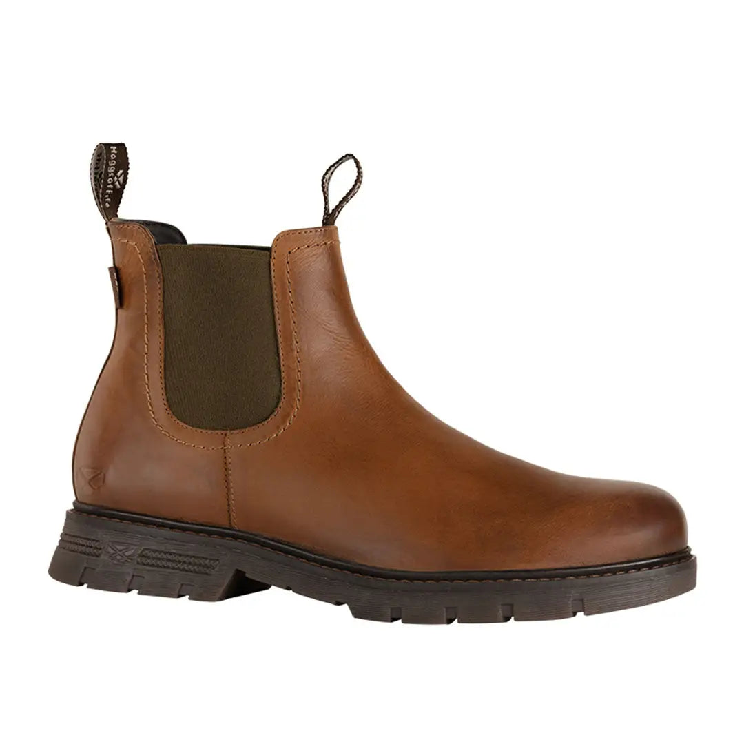 Brown leather Chelsea boot with chunky sole from Fife Dalmeny Dealer collection