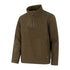 Olive green quarter-zip fleece jacket from Hoggs of Fife Green King range