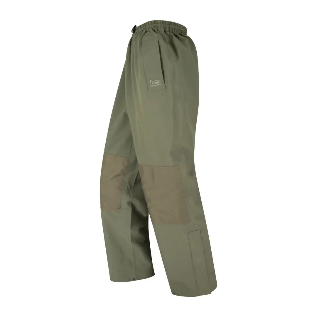 Olive green King II Waterproof Trousers with reinforced knees for outdoor adventures