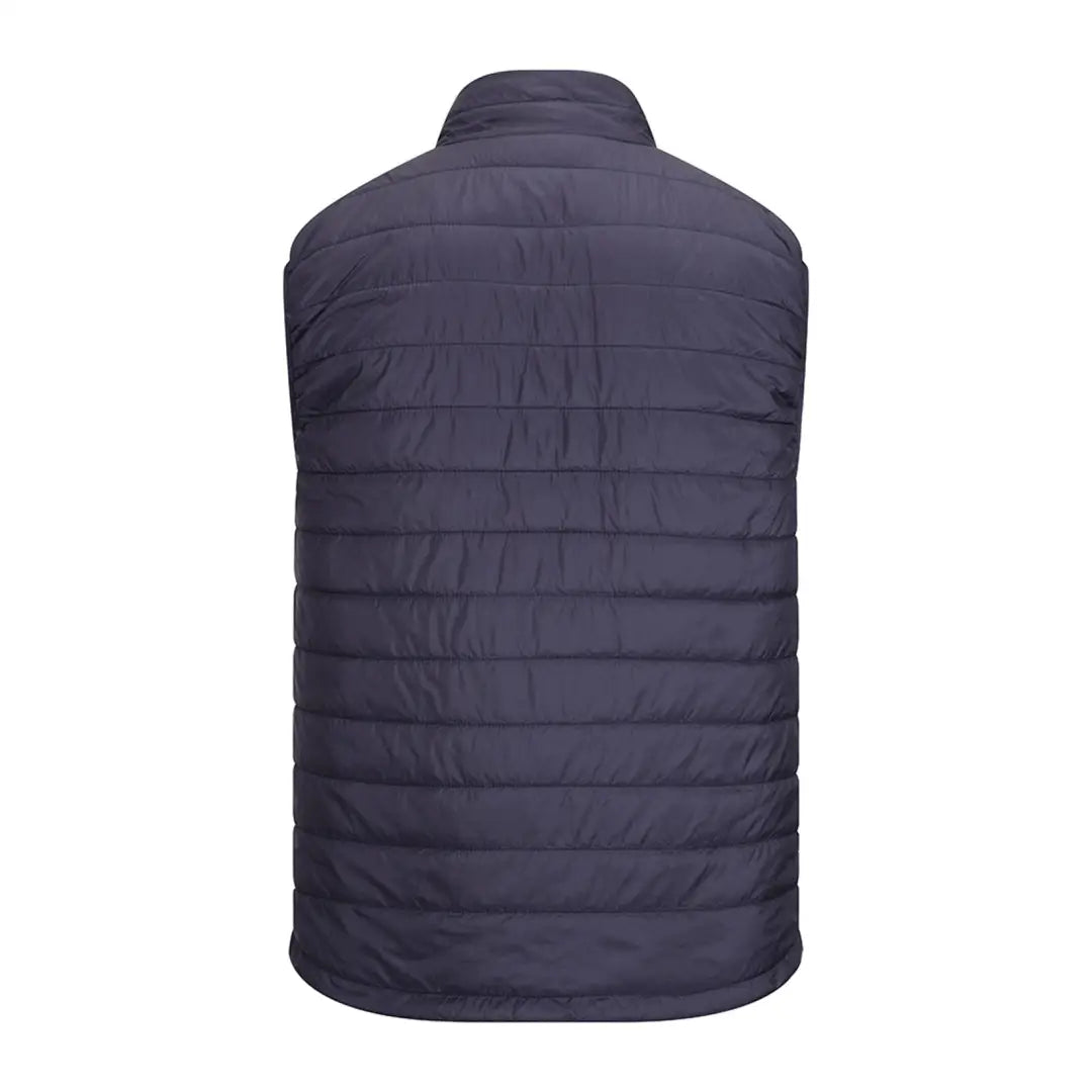 Navy blue quilted puffer vest perfect for country clothing and outdoor adventures