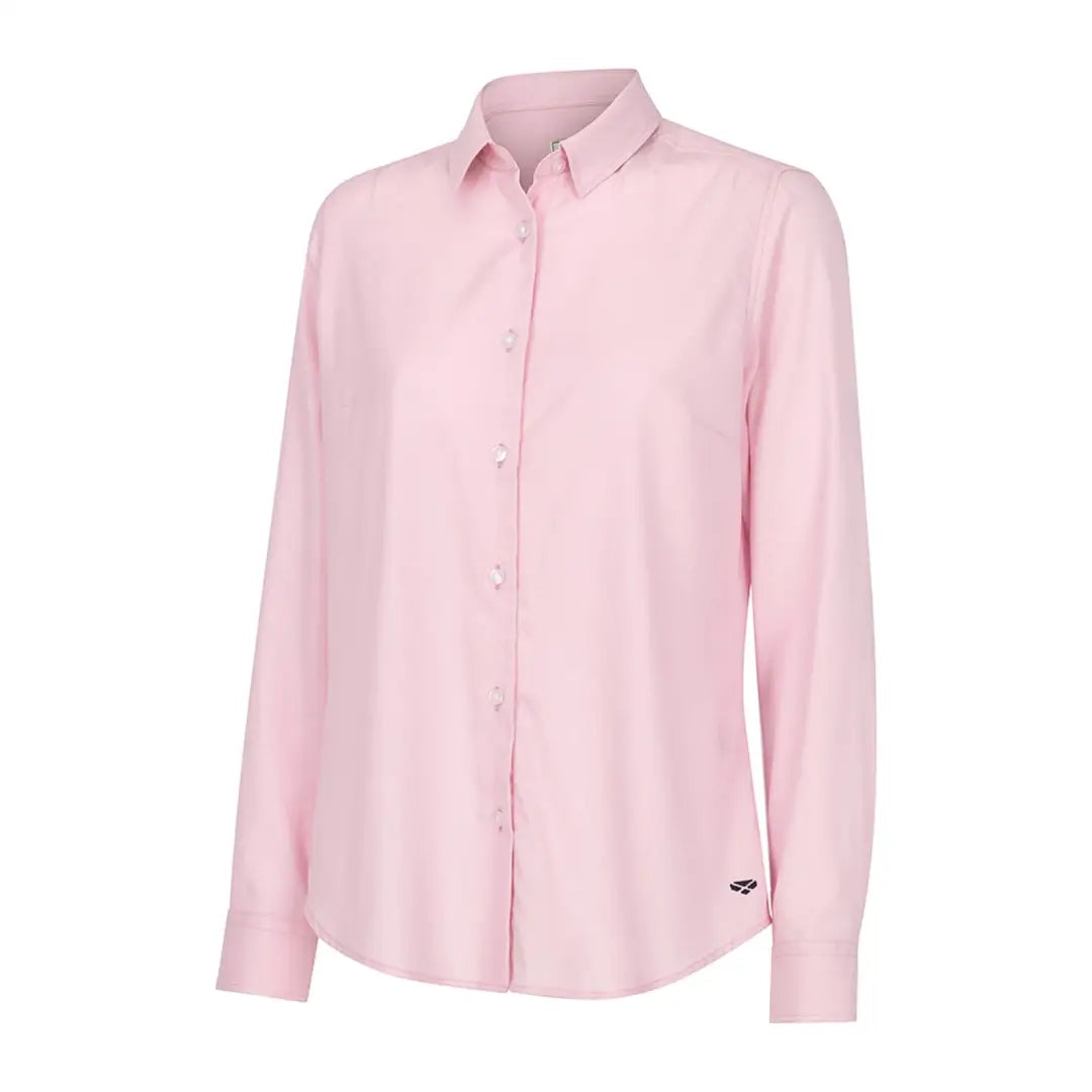 Light pink Hoggs of Fife Ladies Callie Twill shirt, perfect for country clothing adventures