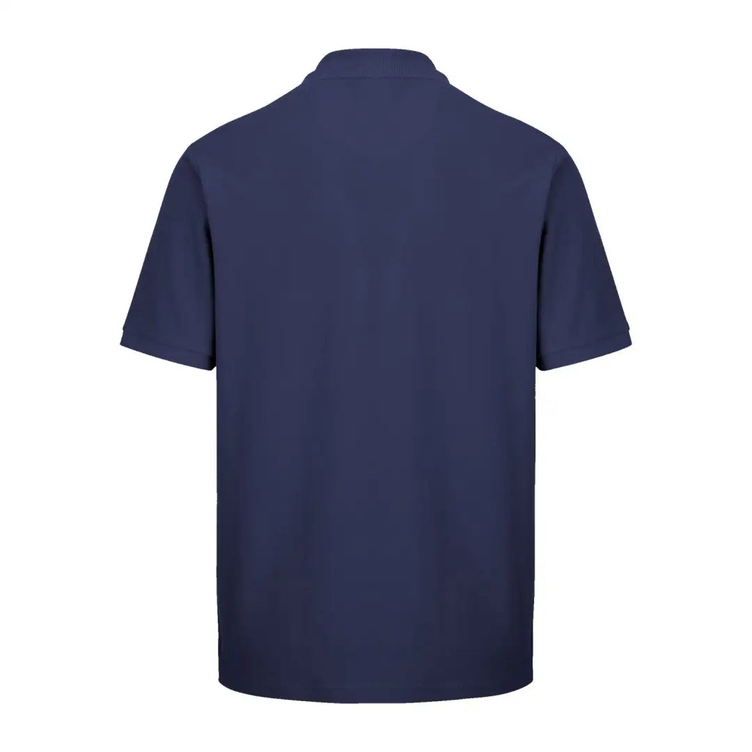 Navy blue short-sleeved Fife Largs Polo Shirt from Hoggs Of Fife, perfect for casual wear