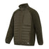 Dark green Hoggs of Fife Melville Hybrid Jacket with zipper and stand-up collar