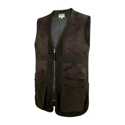 Dark green Fife Struther Shooting Vest with pockets and zipper for outdoor adventures