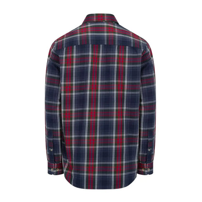 Hoggs of Fife Taransay Plaid Twill Shirt in cotton, perfect for country clothing or hunting