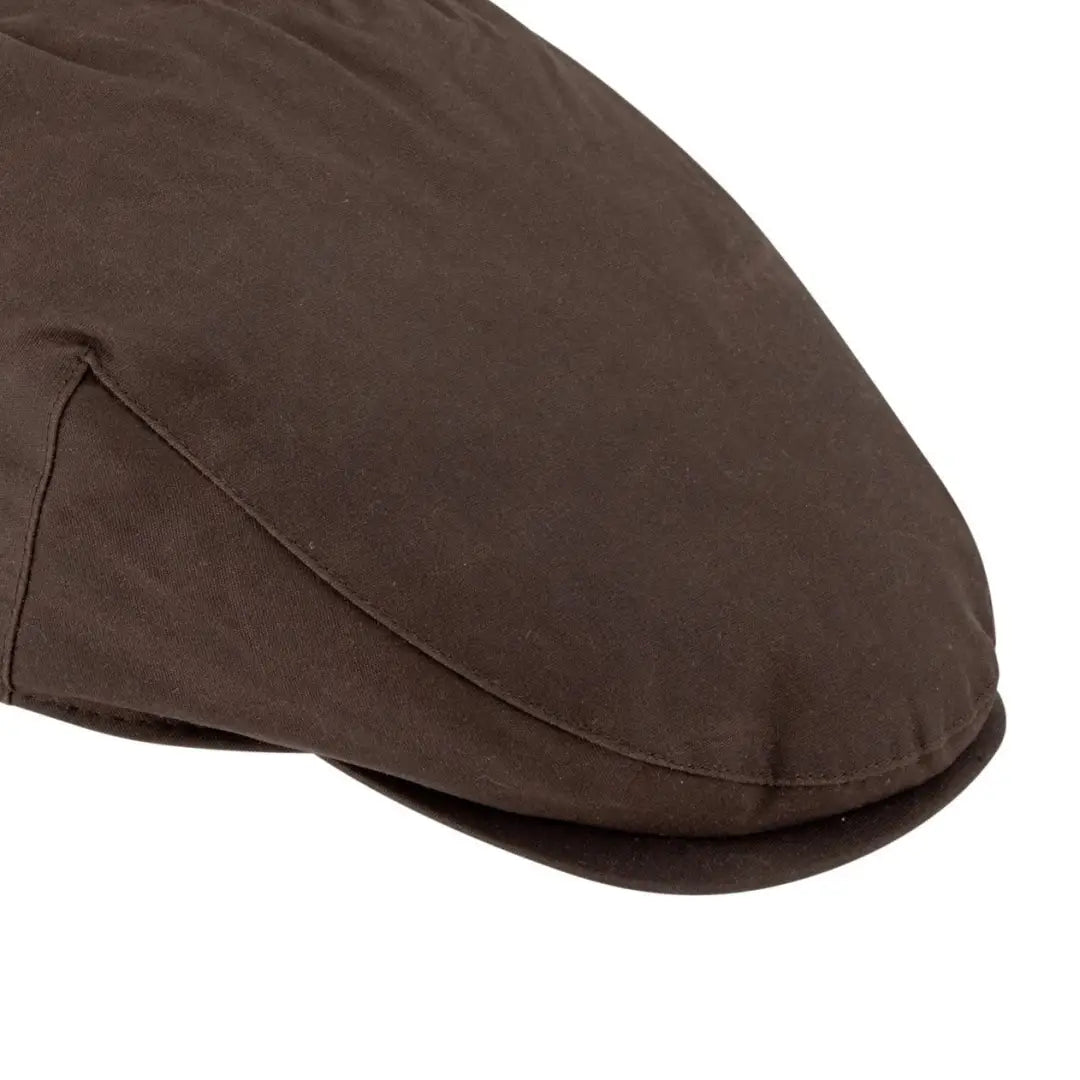 Dark brown Fife Wax Cap, a stylish newsboy cap perfect for any occasion