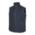 Navy blue sleeveless zip-up Hoggs of Fife Woodhall Gilet for typical British days