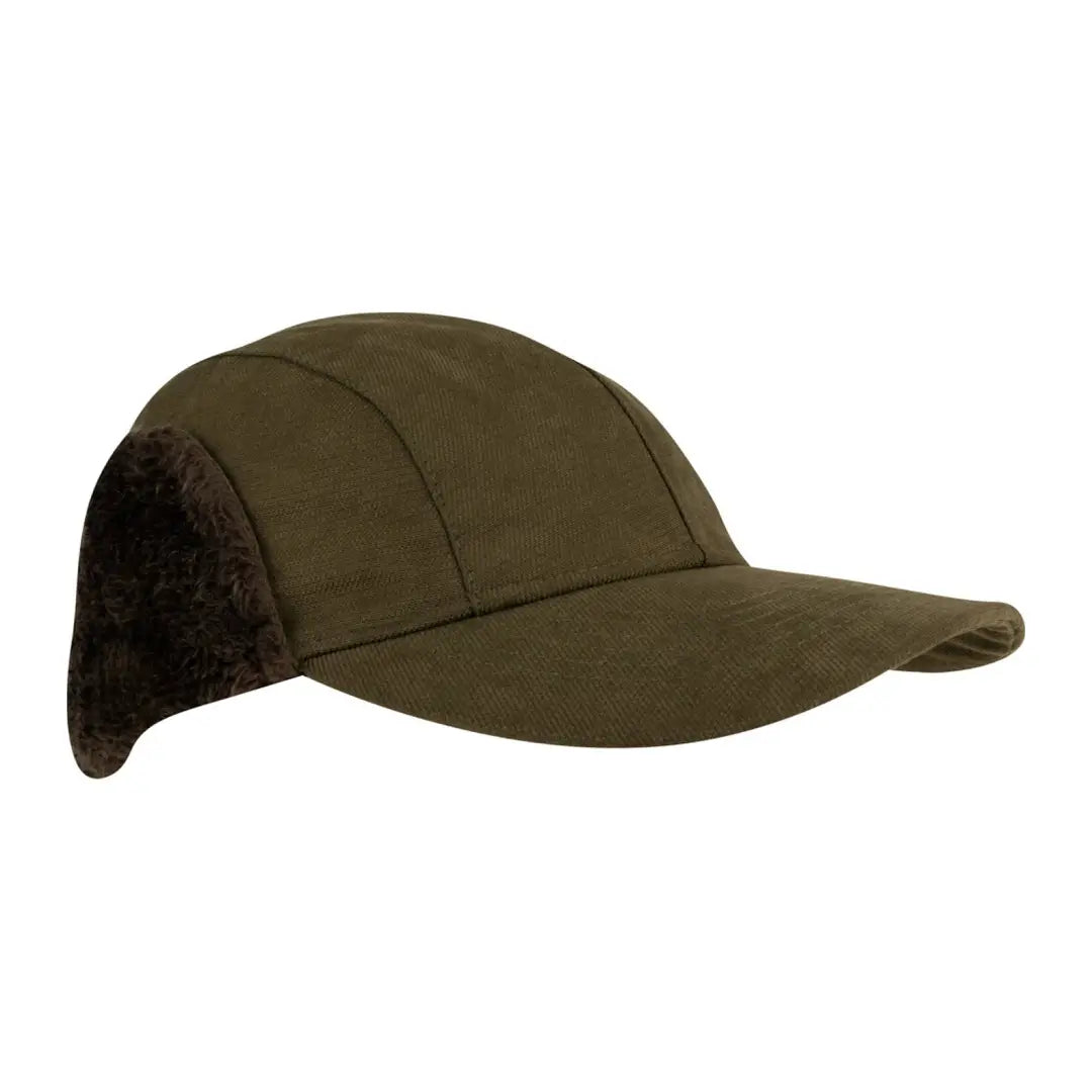 Olive green Jack Pyke Alaska Hat with ear flaps for outdoor adventures