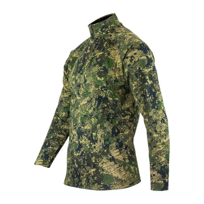 Jack Pyke Armour Long Sleeved Top in green and brown camouflage digital pattern