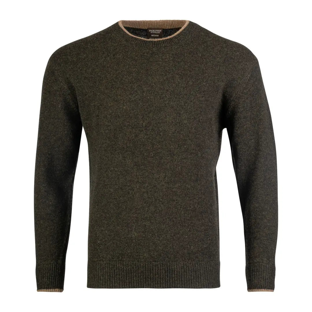 Jack Pyke Ashcombe 100 Lambswool Crewknit Pullover New Forest Clothing