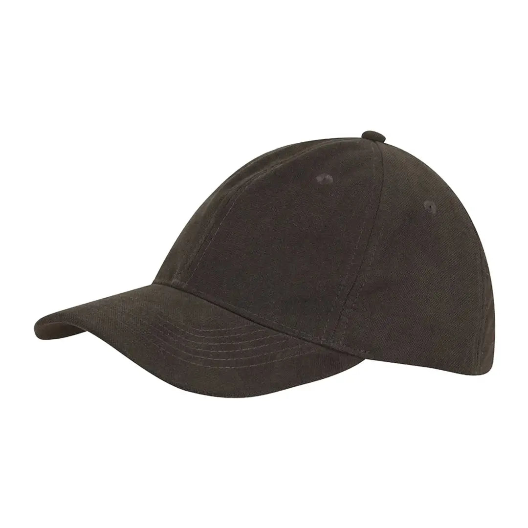 Dark brown Jack Pyke Ashcombe Baseball Cap with a curved brim for stylish outdoor wear