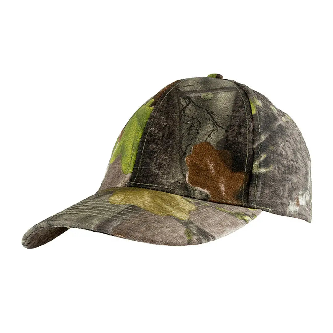 Camouflage Jack Pyke Baseball Cap with woodland pattern for outdoor style