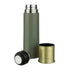 Matte green Jack Pyke Cartridge Flask with metal lid and cup for your adventures