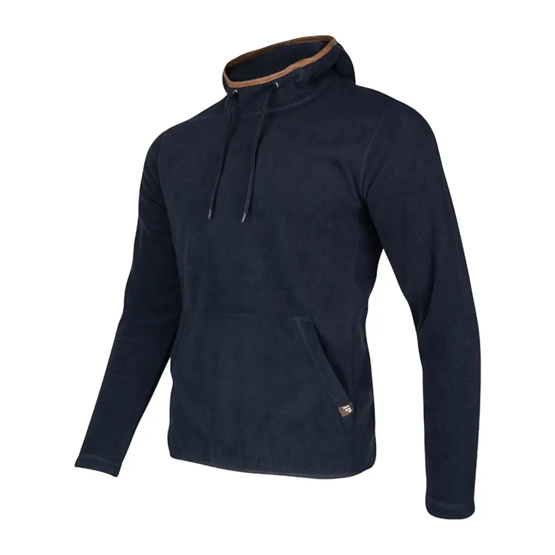 Navy blue Jack Pyke Country Fleece Hoodie with kangaroo pocket and drawstring collar