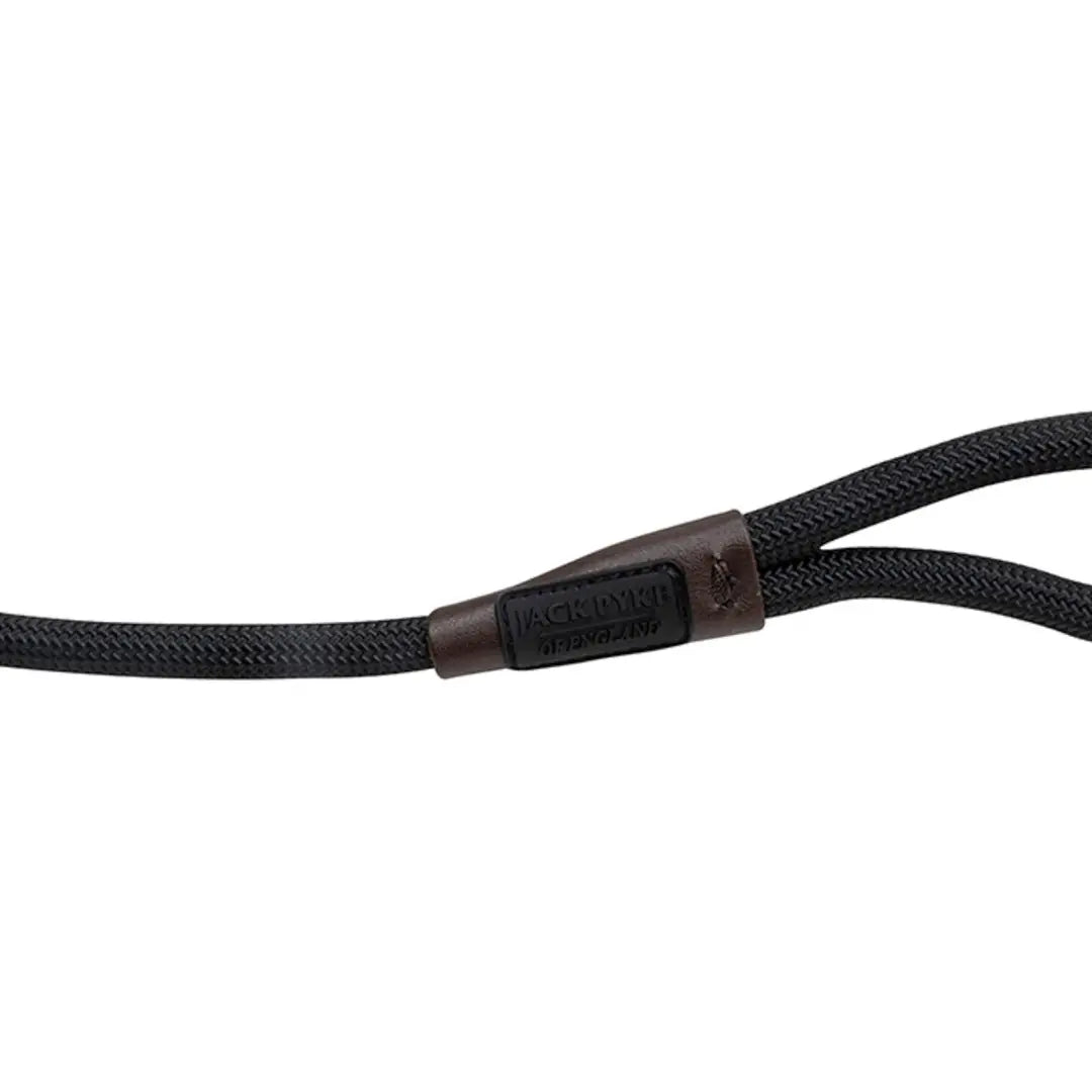 Black braided cord with metal connector for Jack Pyke Dog Slip Lead