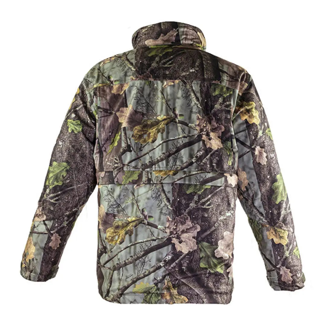 Camouflage Jack Pyke Hunter Jacket with woodland pattern for outdoor adventures