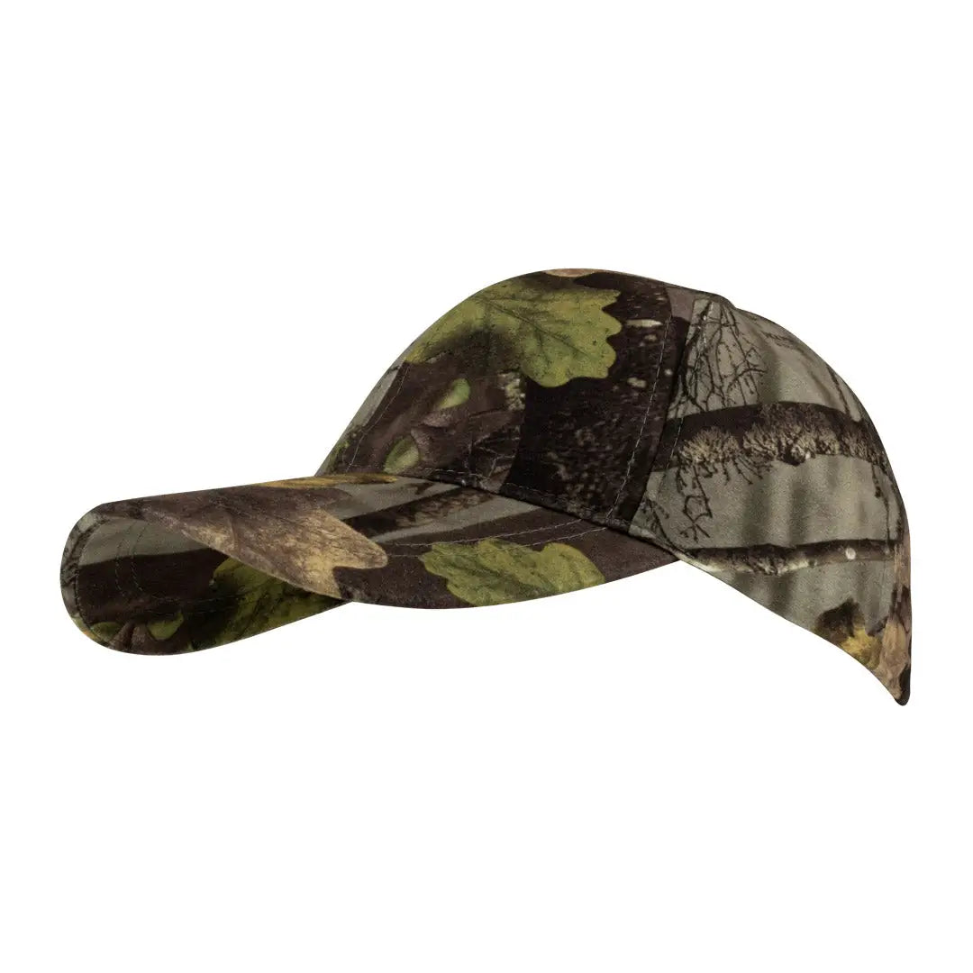 Camouflage Jack Pyke Junior Stealth Baseball Cap with woodland pattern for kids