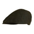 Dark green Jack Pyke Junior Wax Flat Cap perfect for stylish kids wearing outdoors