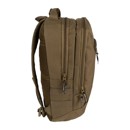 Olive green Jack Pyke Kestrel Rucksack with zippered compartments and padded straps