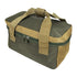 Olive green and tan Jack Pyke Sporting Cartridge Carrier duffel bag with straps