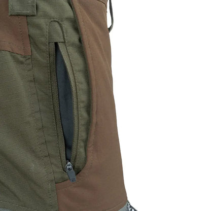 Zippered pocket detail on Jack Pyke Technical Hybrid Trousers for outdoor adventures