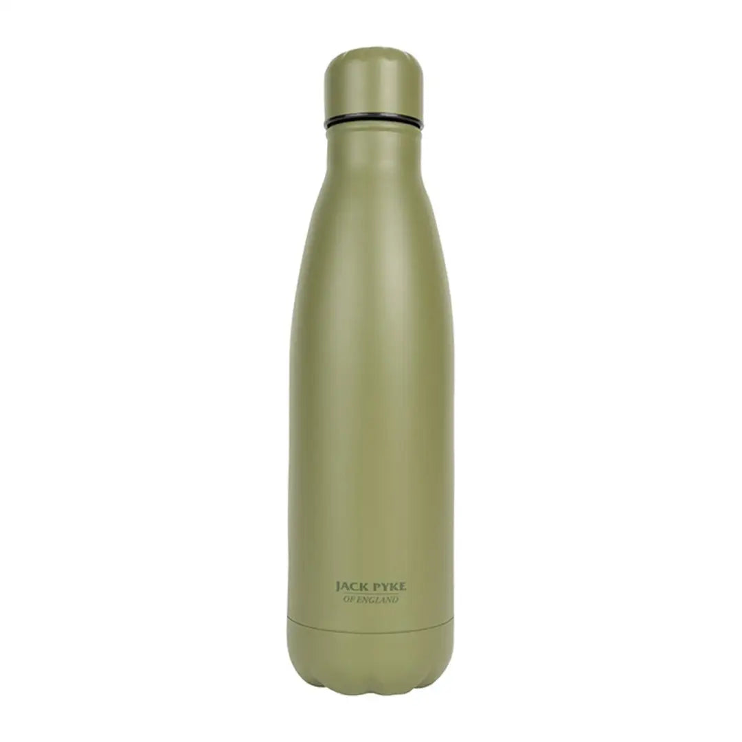 Matte green Jack Pyke Thermal Bottle with a stylish tapered design