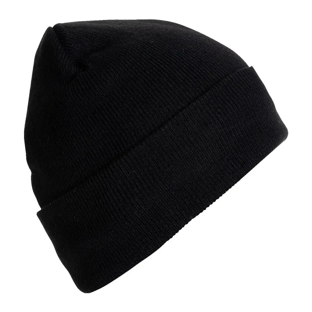 Black knit beanie hat from Jack Pyke Thinsulate, perfect for chilly adventures